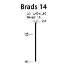 Штифт крепежный 14/35 мм (30/2,5)