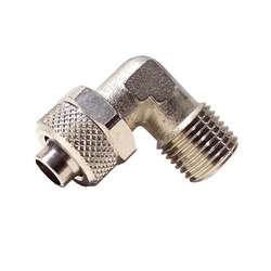 A162/7 Фитинг с накидной гайкой, уголок М1/4", 8х10 мм