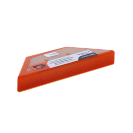 57957 Узкая оправка для шлифмашины Dynafine, 102х32х10 мм, мягкая, на липучке, мягкая