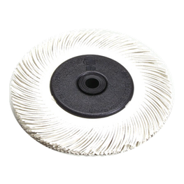 60196 Круг Scotch-Brite Bristle BB-ZB тип С с фланцами P120 белый 150мм - 5 шт/кор
