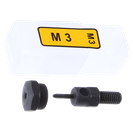 Z536/538/539/610/611  Шток вытяжной М3 в сборе с Опорной гайкой