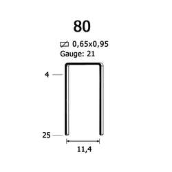 Скоба обивочная 80/06 мм (240/10)