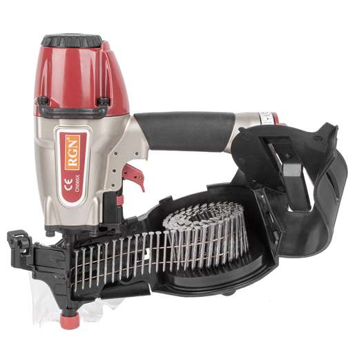 Фото товара "CN565X Гвоздезабивной барабанный пневмопистолет с регулировкой глубины 2,1-2,5/32-65 мм, 3,67 кг"