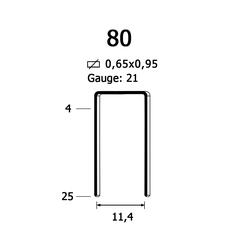 Скоба обивочная 80/04 мм (300/10)
