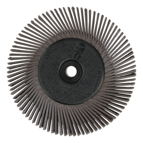 Фото товара "27603 Круг Scotch-Brite Bristle BB-ZB тип А с фланцами P36 коричневый 150мм - 5 шт/кор"
