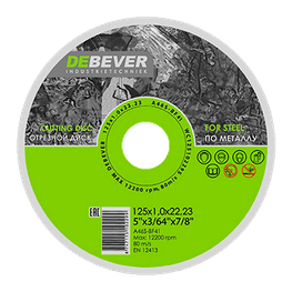 А46S-BF41 Отрезной диск 125х1,0х22 металл (Debever)