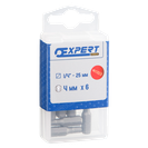 E113652 Биты шестигранные 1/4" 25 мм № 3 (комплект 6 шт)