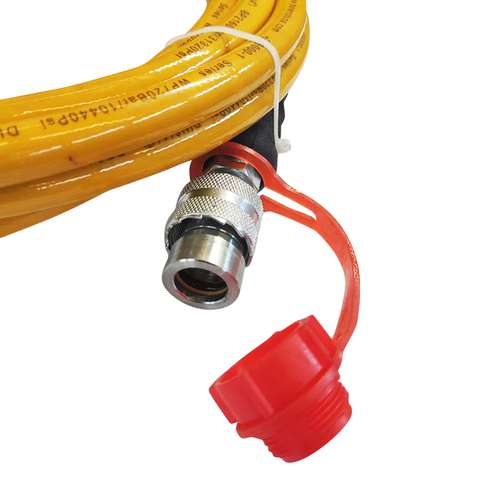 Фото товара "H704+CT901 Гидравлический шланг 700 bar, 4 м, с соединителями C901(1), T901(2) 1/4" NPT"
