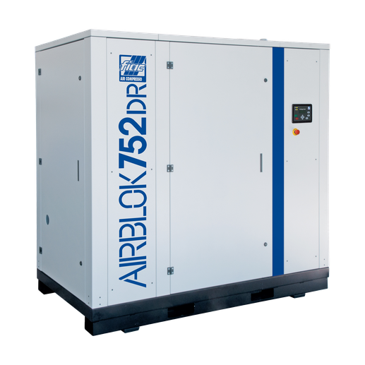 Фото товара "Airblok 752 DR Компрессор винтовой 9000/8050 л/мин, 8/10 бар, 55 кВт, 1550 кг"