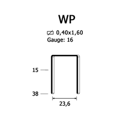 Широкие скобы OMER. Группа: WP