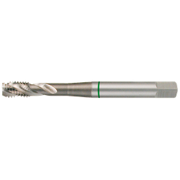 Метчик машинный для глухой резьбы M5х0,8 мм, DIN 371 HSS Со 5, спиральная заточка формы C/35° RSP