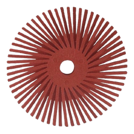 30128 Круг Scotch-Brite Bristle RB-ZB тип С P220 красный 75мм х 9.5мм - 40 шт/уп