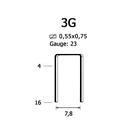 Скоба крепежная 3G/10 мм (240/10)