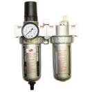 FRL802A Блок подготовки воздуха, 1/4", 1750 л/мин, 5 мкм, автосброс конденсата